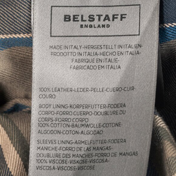 Belstaff Weybridge Black Hand Waxed Leather Quilted Moto Jacket - Picture 13 of 15